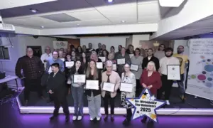 Winners and sponsors at the 2025 GAVO Awards