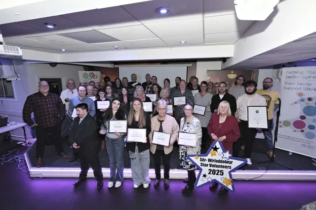 Winners and sponsors at the 2025 GAVO Awards