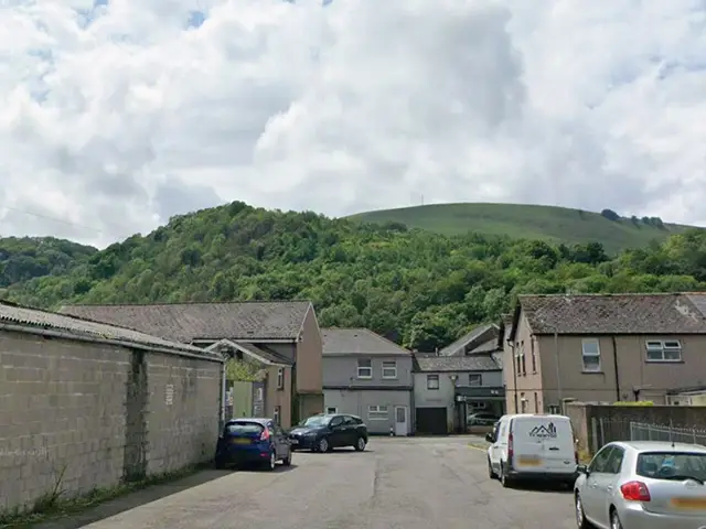 General view of Rifleman Street, Risca, where 17 new homes are proposed, pictured in June 2025