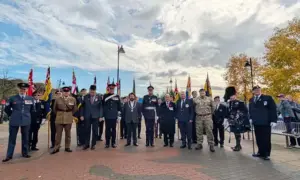 Gwent's Poppy Appeal has been launched in Blackwood
