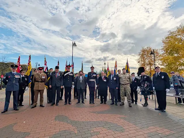 Gwent's Poppy Appeal has been launched in Blackwood