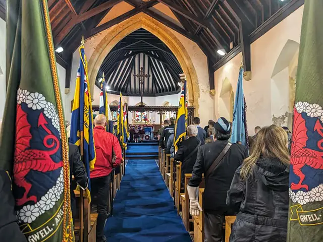 Gwent's Poppy Appeal has been launched in Blackwood