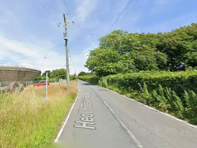 Heol y Bedw Hirion, Bedwellty, pictured in July 2025