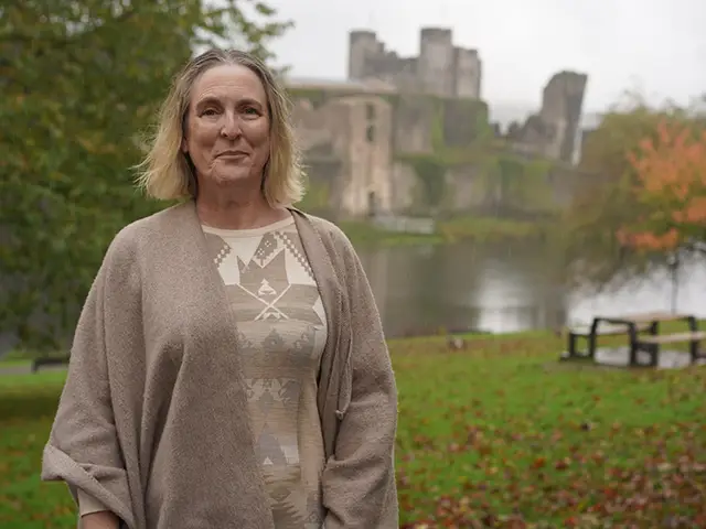 Liane Elms at Dafydd Williams Park, Caerphilly