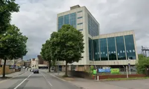 The former tax office in Newport, as seen from Chepstow Road, pictured in June 2025