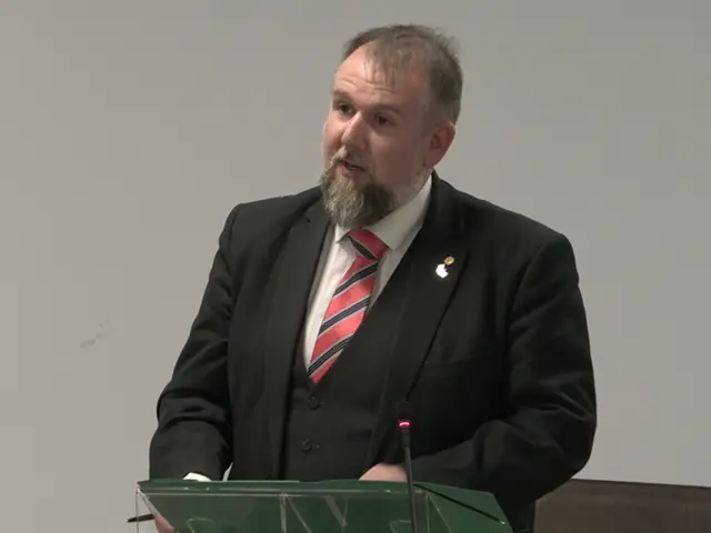 South Wales East's Plaid Cymru MS Peredur Owen Griffiths
