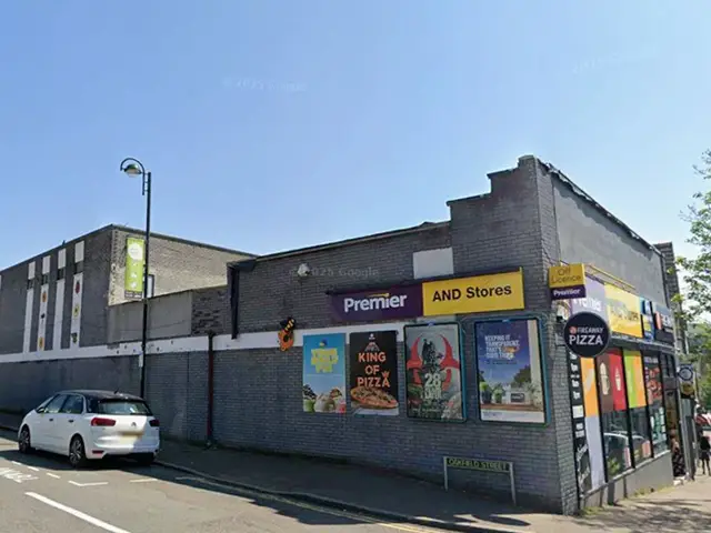 Premier Stores in Bedwlwyn Road, Ystrad Mynach, pictured in June 2025
