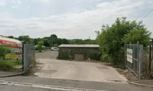 Proposed site of the new storage units, at Wern Industrial Estate, Rogerstone, pictured in June 2025