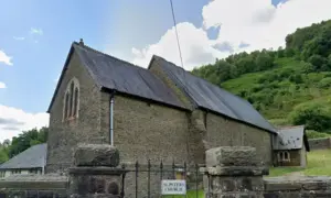St Peter's Church, Deri, pictured in July 2025