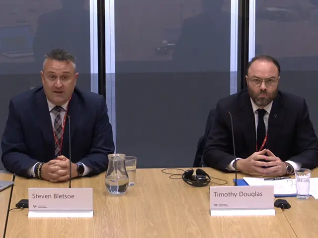 NRLA deputy director Steven Bletsoe and Timothy Douglas, from Propertymark