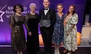 The Parish Trust won the won the Fundraiser of the Year award at the 2025 Welsh Charity Awards