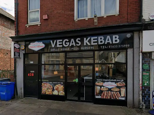 Vegas Kebab, Chepstow Road, Newport, pictured in May 2025