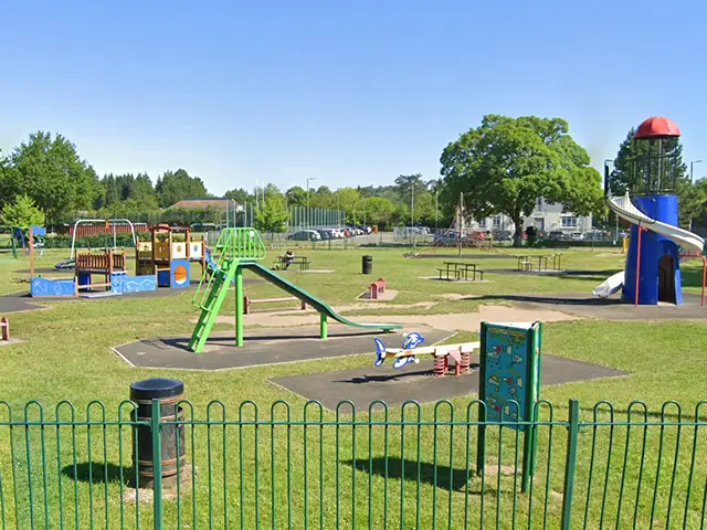 Ystrad Mynach Park, pictured in June 2021