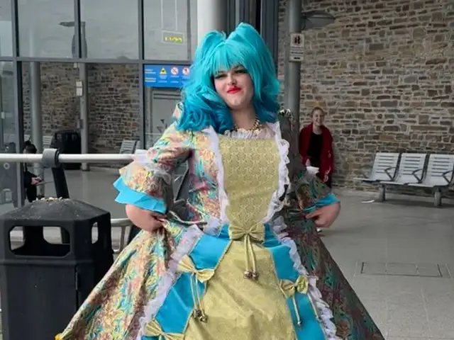 Characters hit the streets recently to drum up ticket sales