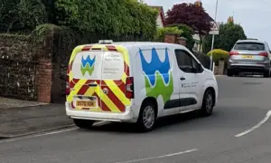 A Welsh Water van