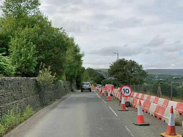 The A469 between Pontlottyn and Tirphil