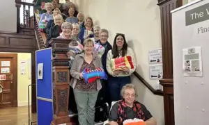 More than 150 knitted blankets have been donated this year