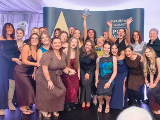 Winners at the 2025 Sport Caerphilly Awards