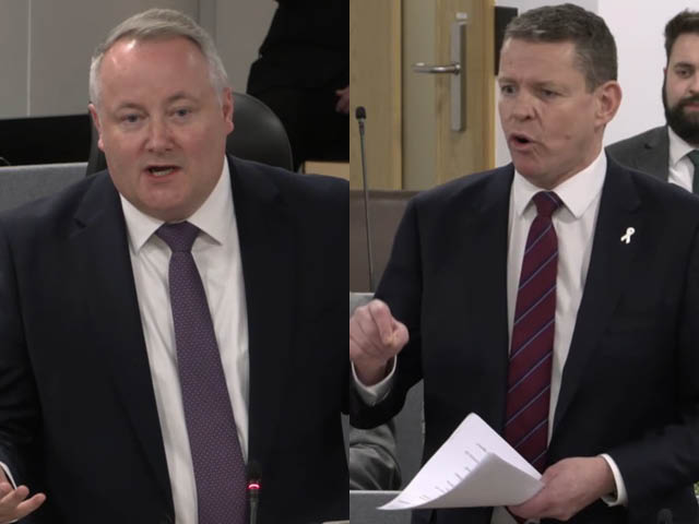 Welsh Conservative leader Darren Millar, left, and Plaid Cymru leader Rhun ap Iorwerth