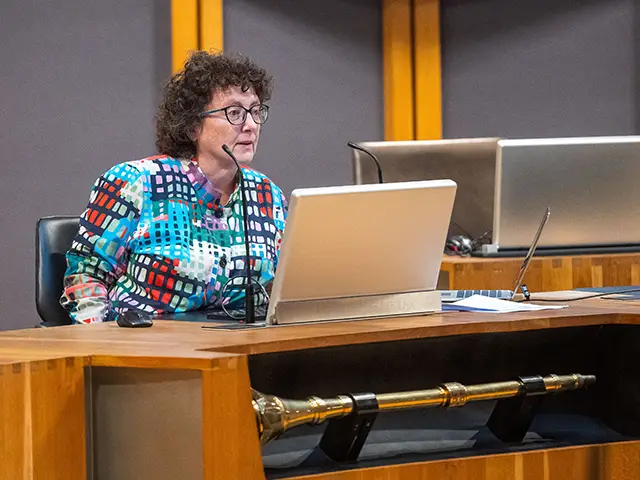 Elin Jones, the Senedd's llywydd