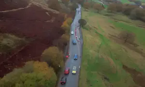 The A469 between Pontlottyn and Tirphil