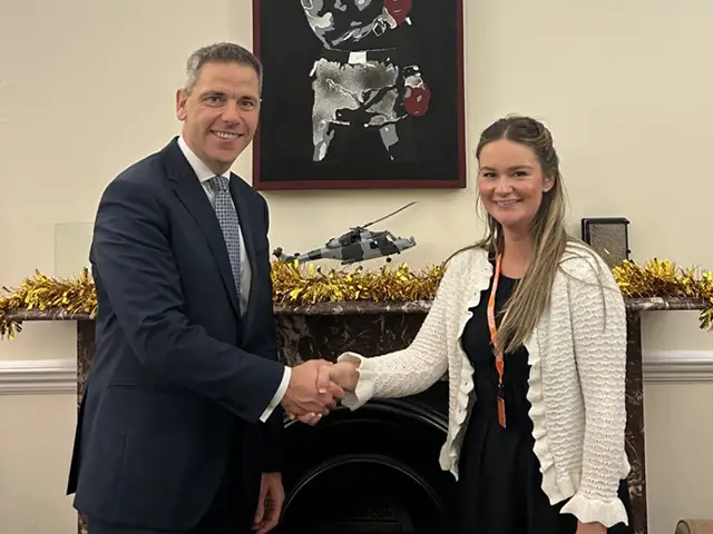 Chris Evans MP and Ellie James