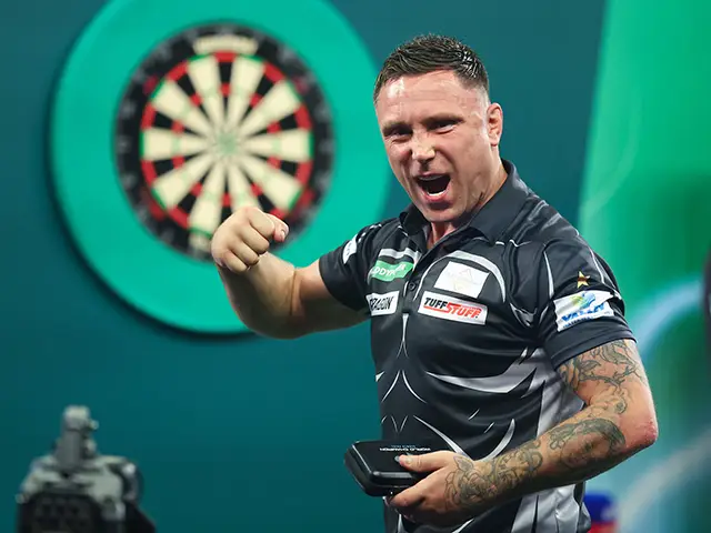 Gerwyn Price has cruised through to the second round