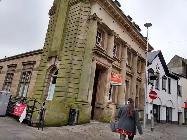 The former bank in Pontypool has been unused for more than two years