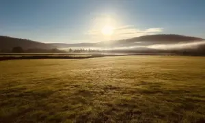 A view across the fields at Leasbrook, Monmouth