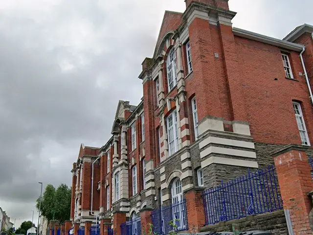 St Woolos Primary School, pictured in June 2025