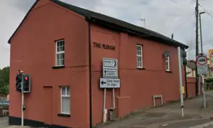 The Plough, Pontllanfraith, pictured in June 2025