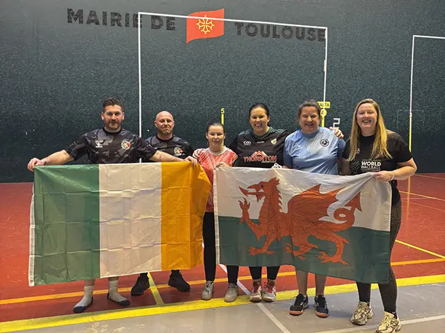 Welsh and Irish competitors at the 1Wall World tour