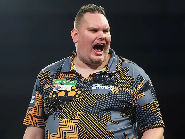 Wesley Plaisier during his victory over Gerwyn Price