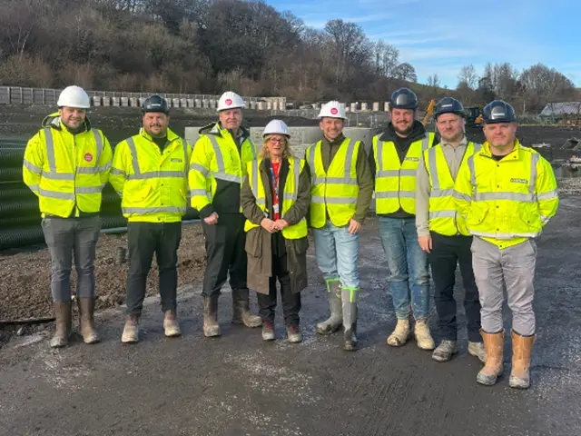 The housing development on the former Windsor Colliery site is moving into its second phase