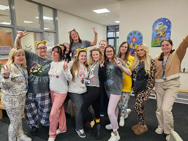 Staff at Ysgol y Castell