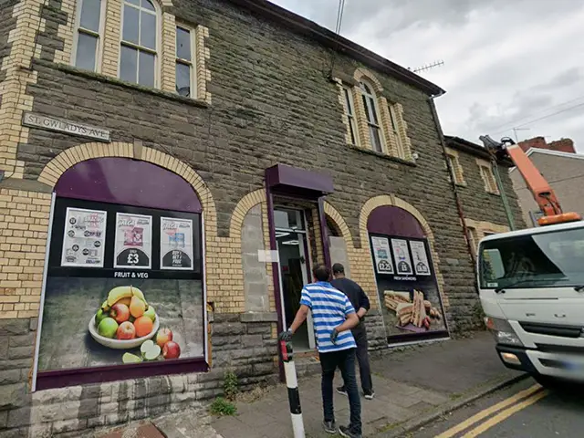 Former McDonnell pub, Bargoed, pictured in July 2025