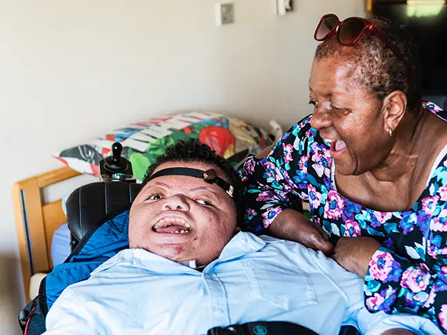 Kaddy Thomas and son Elijah