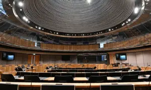 The revamped Senedd Siambr