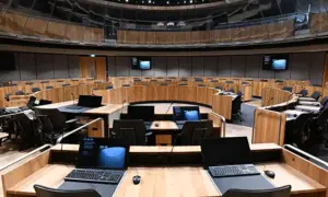 The revamped Senedd Siambr