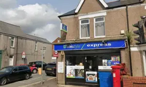 The shop at 262 Caerleon Road, Newport, pictured in June 2025