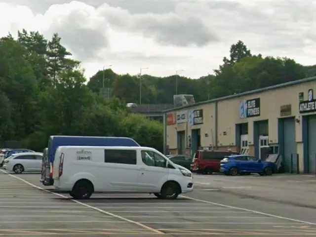 Elite Fitness, Newbridge Industrial Estate, Pontllanfraith, pictured in June 2025