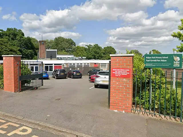 Malpas Park Primary School, Newport, pictured in June 2025