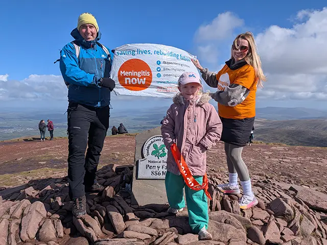 Noa-Rose with mum Emma and dad Scott