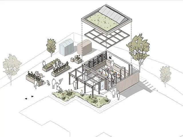 An artist impression of the new workshop