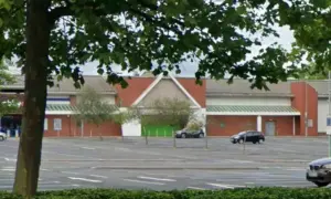 The former Homebase unit in Harlech Retail Park, Newport, pictured in June 2025