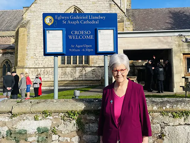 Janie Hughes at St Asaph's Cathedral