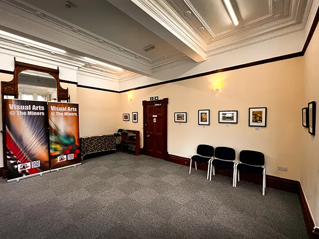 Photographs taken by group members are now on display in the Caerphilly Miners Centre seminar room