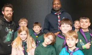 1st Senghenydd Scouts visited the National Space Centre