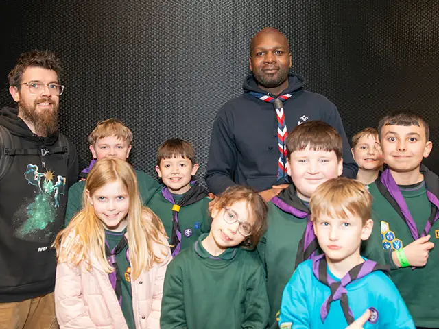 1st Senghenydd Scouts visited the National Space Centre