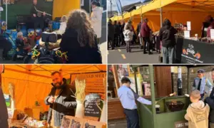 Visitors flocked to Ystrad Mynach on March 28